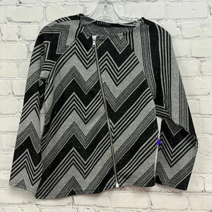 Sisley Sisley Girl asymmetrical zip top size m (7-8) NWOT
